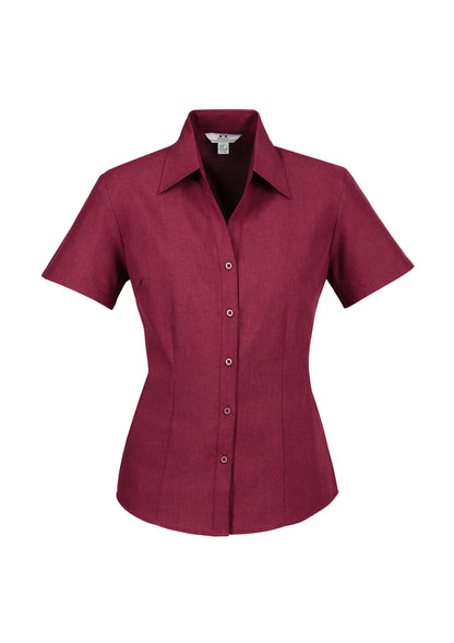 Biz Collection Ladies Plain Oasis Short Sleeve Shirt (LB3601)