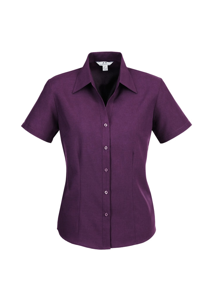 Biz Collection Ladies Plain Oasis Short Sleeve Shirt (LB3601)