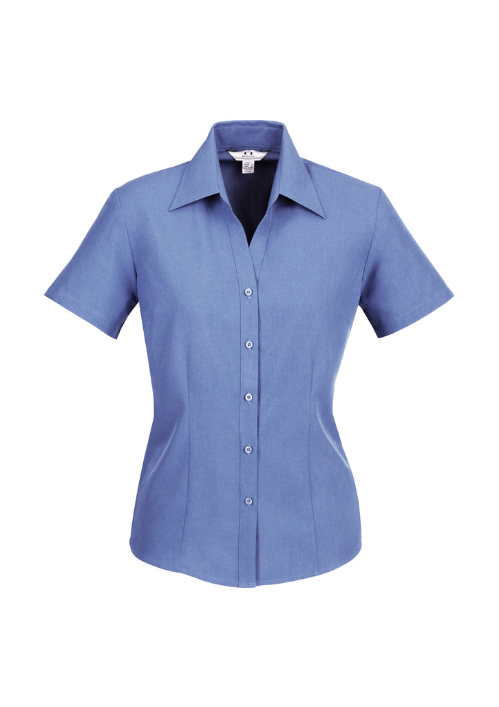 Biz Collection Ladies Plain Oasis Short Sleeve Shirt (LB3601)