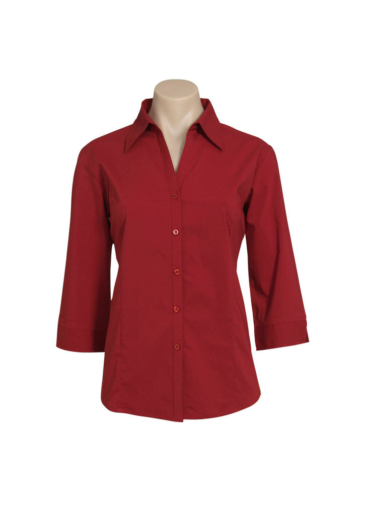 Biz Collection Ladies Metro 3/4 Sleeve Shirt (LB7300)