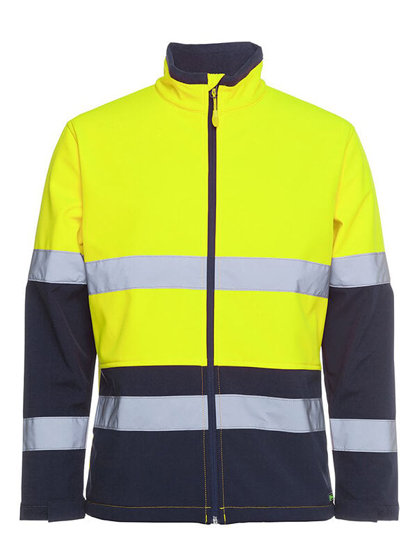 Jb's  Hi Vis D+N Water Resistant Softshell Jacket (6DWJ)