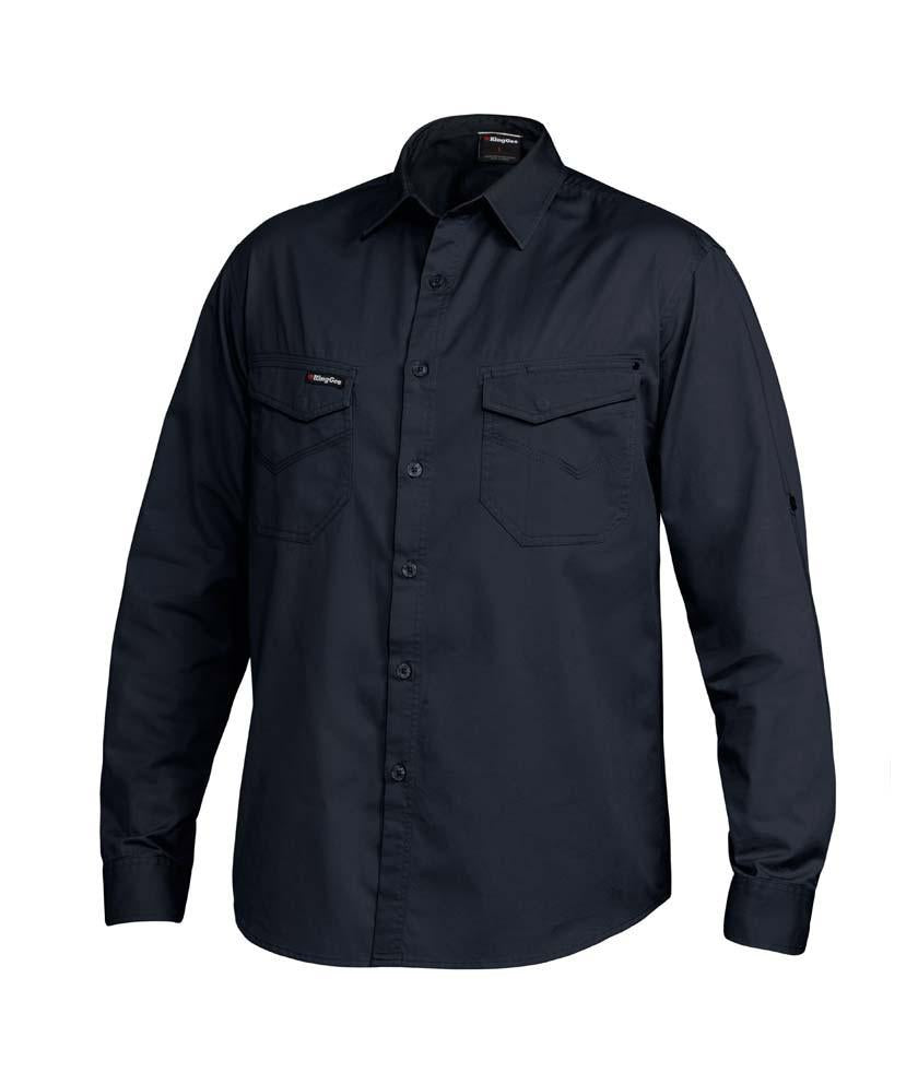 King Gee Tradies Slim Shirt L/S (K14350)