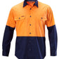 Hard Yakka Koolgear Hi-visibility Two Tone Cotton Twill Ventilated Shirt Long Sleeve (Y07558)