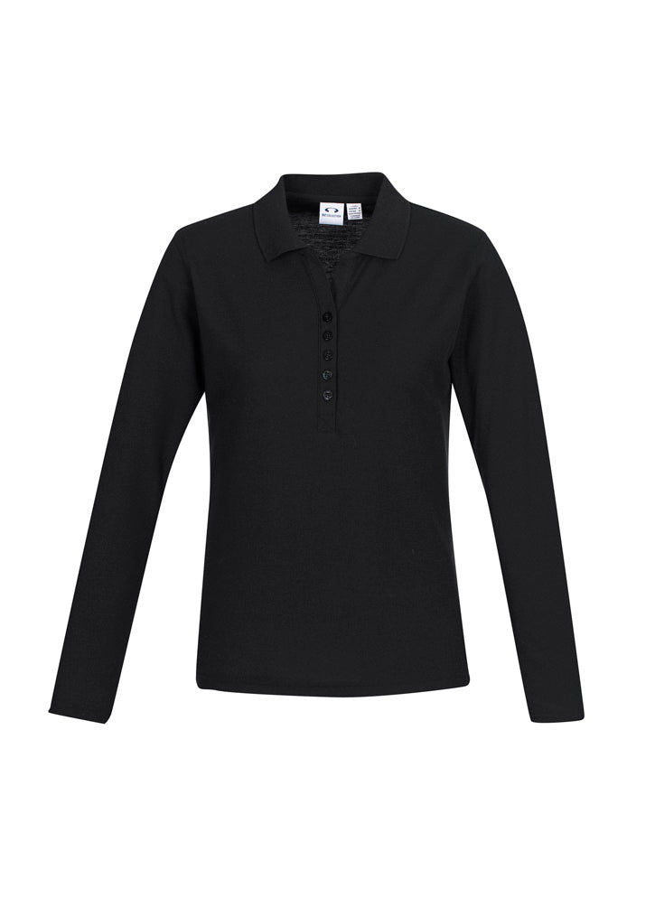 Biz Collection Crew Ladies L/S Polo (P400LL)