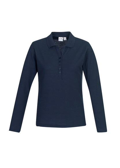 Biz Collection Crew Ladies L/S Polo (P400LL)