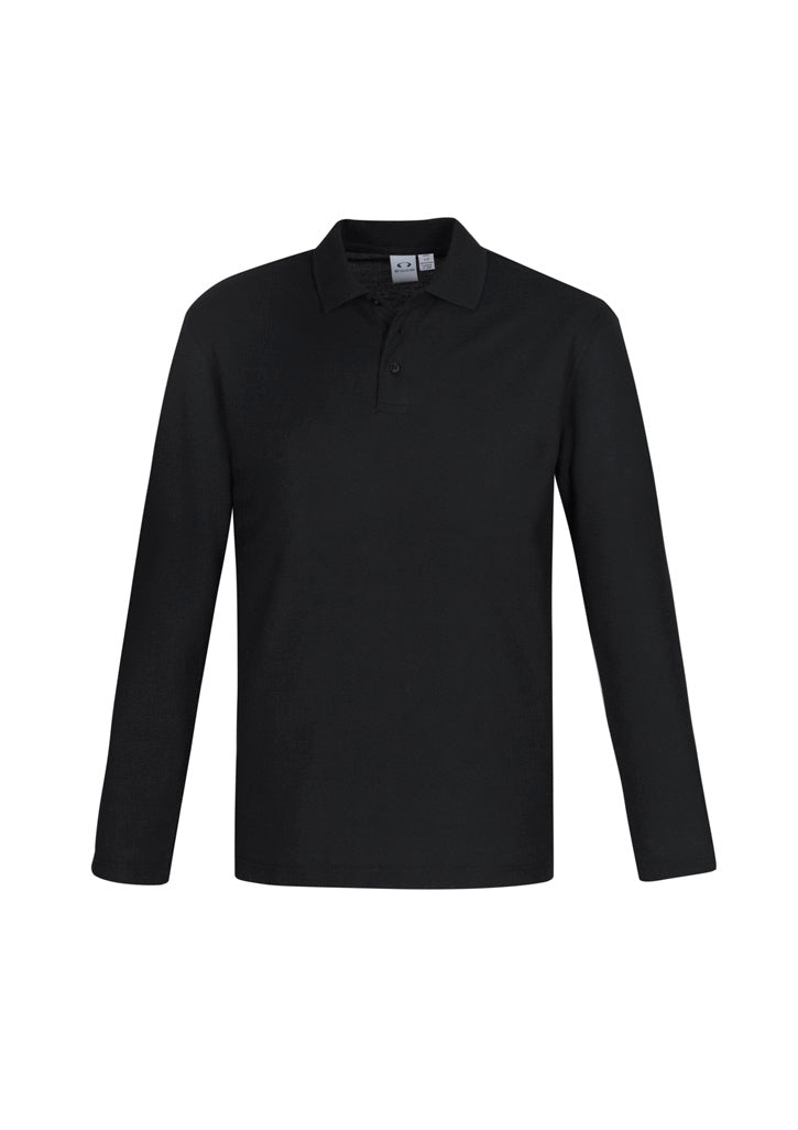 Biz Collection Crew Mens L/S Polo (P400ML)