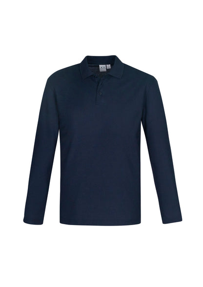 Biz Collection Crew Mens L/S Polo (P400ML)