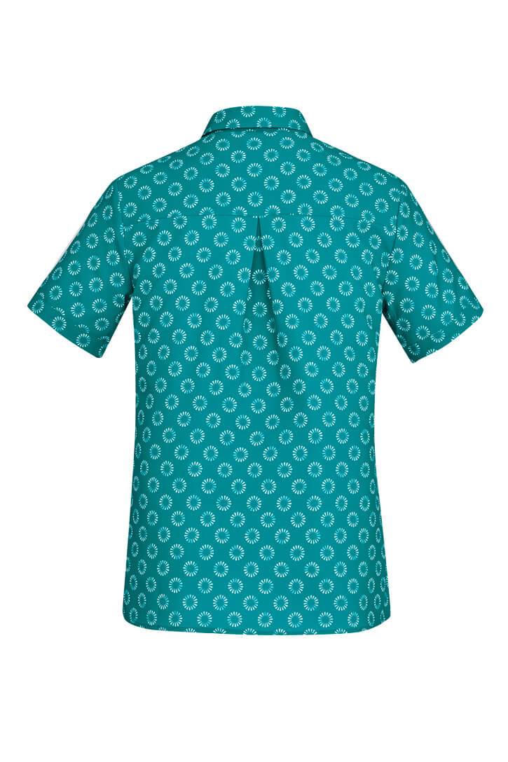 Biz Collection Womens Florence Daisy Print Short Sleeve Shirt (CS948LS)
