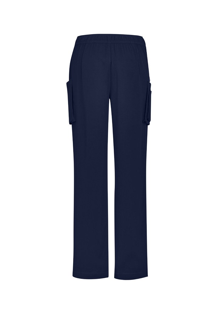 Biz Care Womens Avery Multi-Pocket Straight Leg Pant  (CSP944LL)