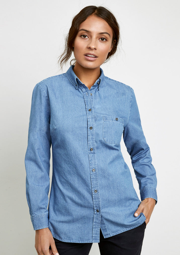 Biz Collection Indie Ladies Long Sleeve Shirt (S017LL)