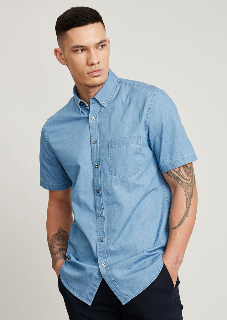 Biz Collection Indie Mens Short Sleeve Shirt (S017MS)