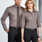 Biz Collection Ladies Chevron 3/4 Sleeve Shirt (S122LT)