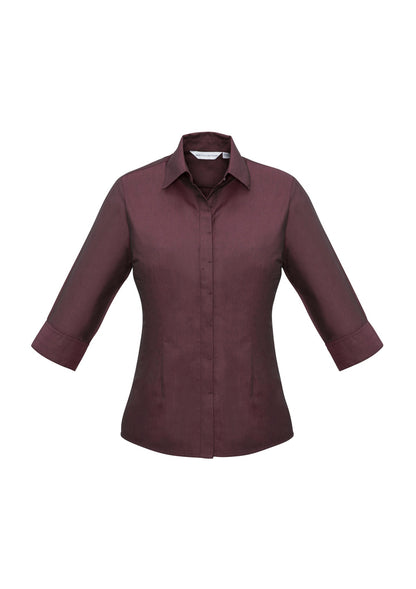 Biz Collection Ladies Hemingway 3/4 Sleeve Shirt (S504LT)