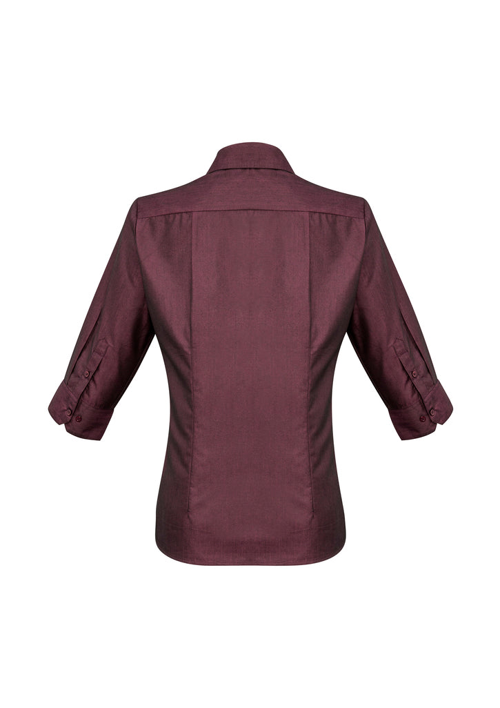 Biz Collection Ladies Hemingway 3/4 Sleeve Shirt (S504LT)