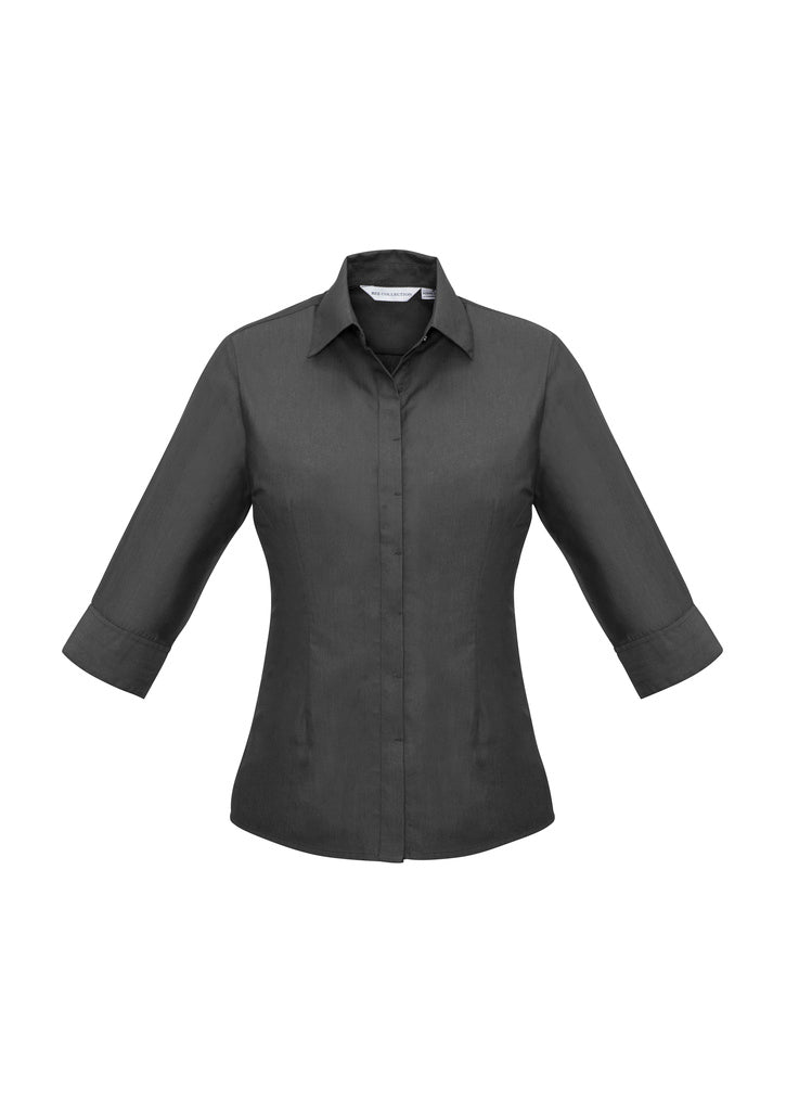 Biz Collection Ladies Hemingway 3/4 Sleeve Shirt (S504LT)