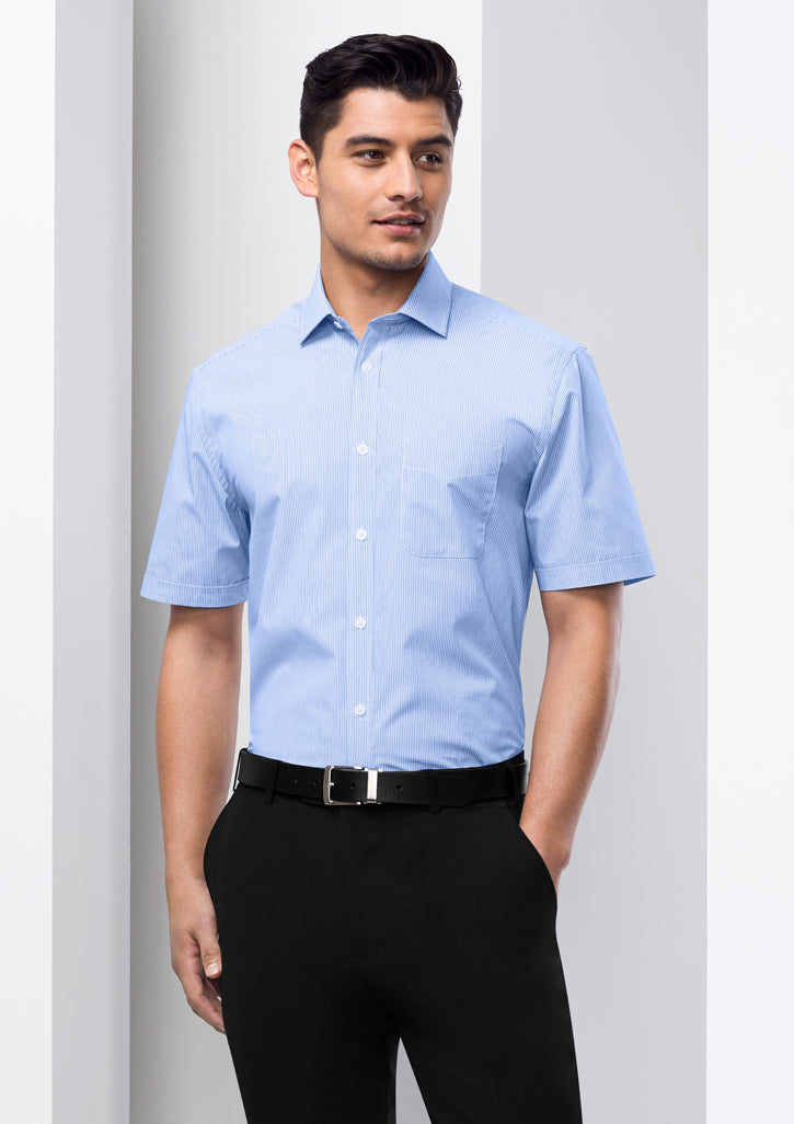 Biz Collection Mens Euro Short Sleeve Shirt (S812MS)