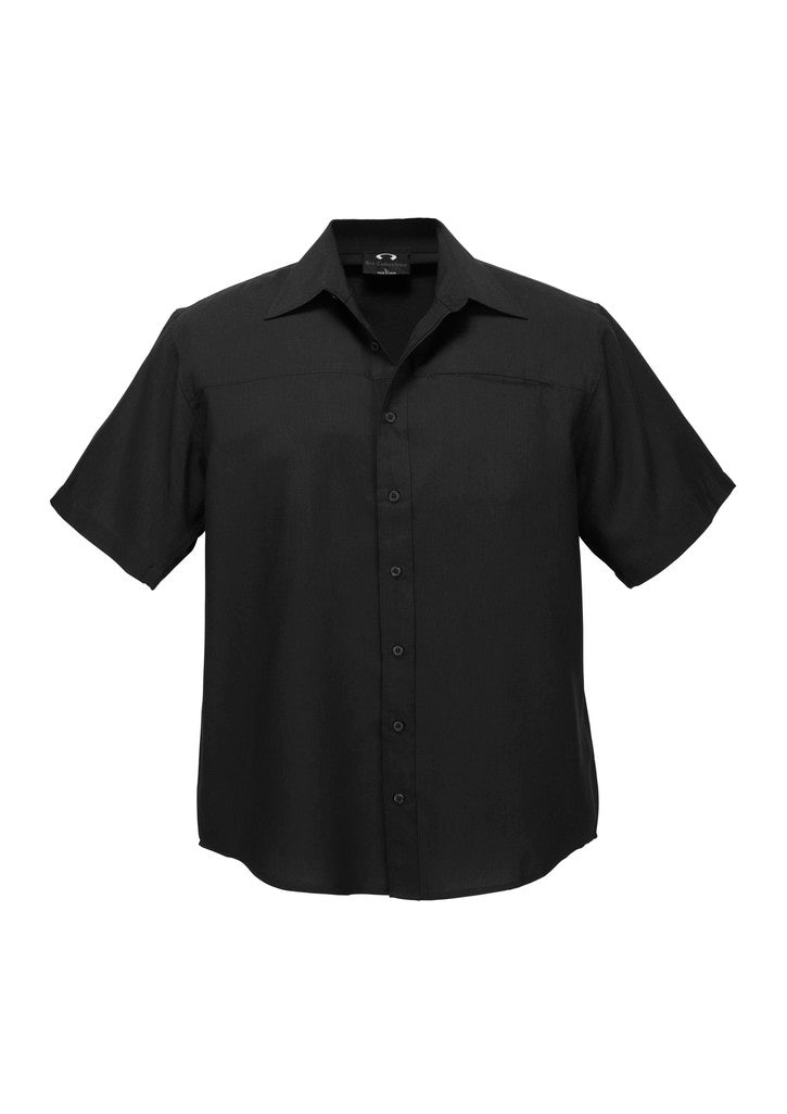 Biz Collection Mens Plain Oasis Short Sleeve Shirt (SH3603)