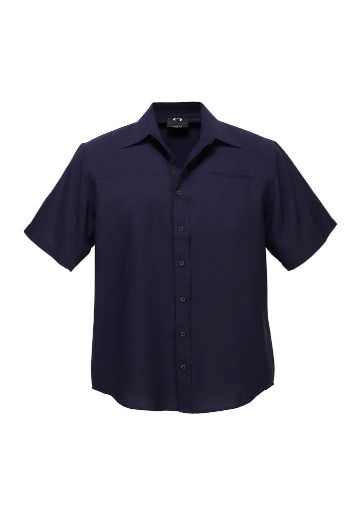 Biz Collection Mens Plain Oasis Short Sleeve Shirt (SH3603)