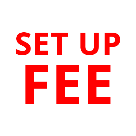 Set Up Fee-Front Pocket Size-1 Color Print