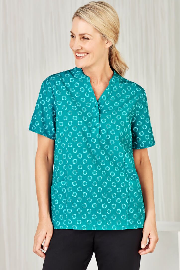 Biz Collection Womens Florence Daisy Print Tunic (CS950LS)