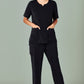 Biz Care Womens Tailored Fit Round Neck Scrub Top CST942LS