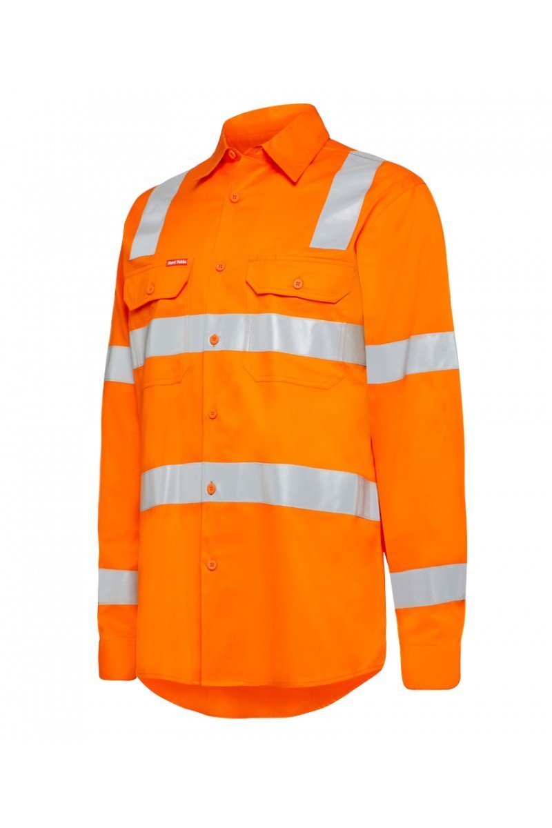 Hard Yakka BiomotionHi Vis Shirts with tape (Y04265)