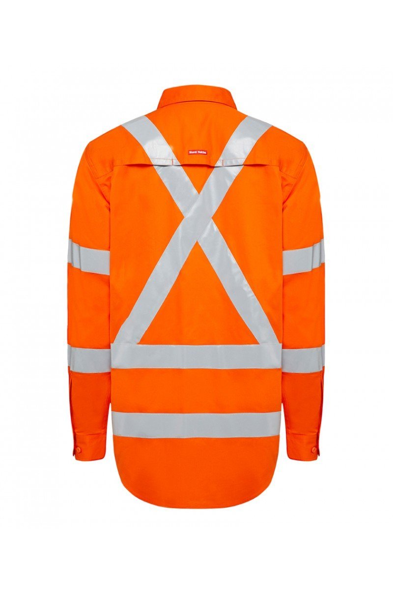 Hard Yakka Biomotion Hi Visibility Shirt with tape (Y04275)