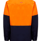 Hard Yakka Hi Vis L/Sl H/Weight 2Tone Cotton Drill Shirt (Y04605)