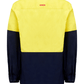Hard Yakka Hi Vis L/Sl H/Weight 2Tone Cotton Drill Shirt (Y04605)