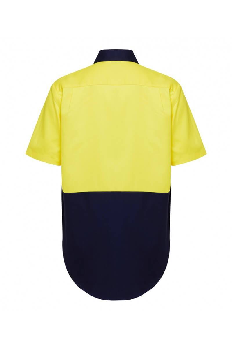 Hard Yakka S/Sl L/Weight Drill 2 Tone Ventilated Shirt (Y04620)