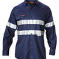 Hard Yakka Hi-visibility Cotton Drill Shirt With 3m Tape Long Sleeve (Y07227)