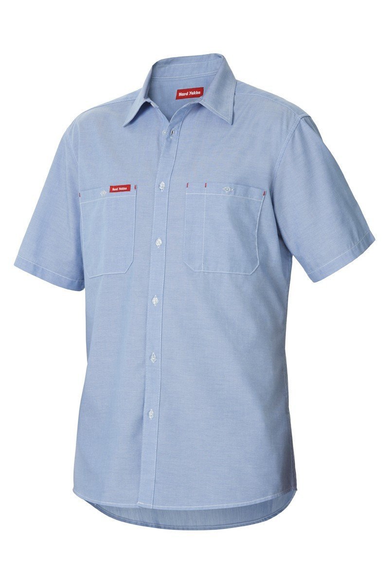 Hard Yakka - SS Chambray Shirt (Y07339)