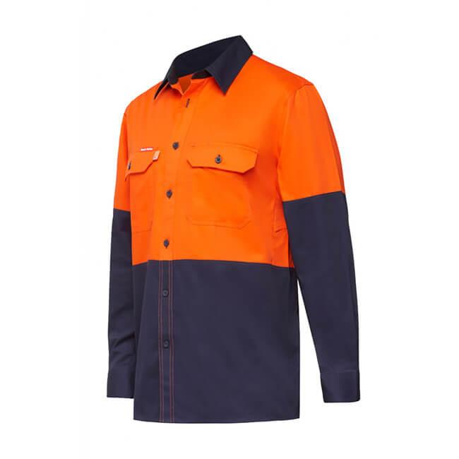 Hard Yakka Koolgear Ventilated LS Hi Vis Shirt (Y07730)