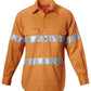 Hard Yakka Hi-visibility Closed Front Cotton Drill Shirt With 3m Tape Long Sleeve (Y07899)