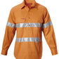 Hard Yakka Hi-visibility Closed Front Cotton Drill Shirt With 3m Tape Long Sleeve (Y07899)