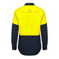 Hardyakka Shirt Long Sleeve 2 Tone Vented (Y07950)
