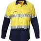 Hard Yakka  Koolgear Hi-visibility Two Tone Cotton Twill Ventilated Shirt With 3m Tape Long Sleeve (Y07978)