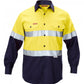 Hard Yakka  Hi-visibility Two Tone Cotton Drill Shirt With 3m Tape Long Sleeve (Y07990)