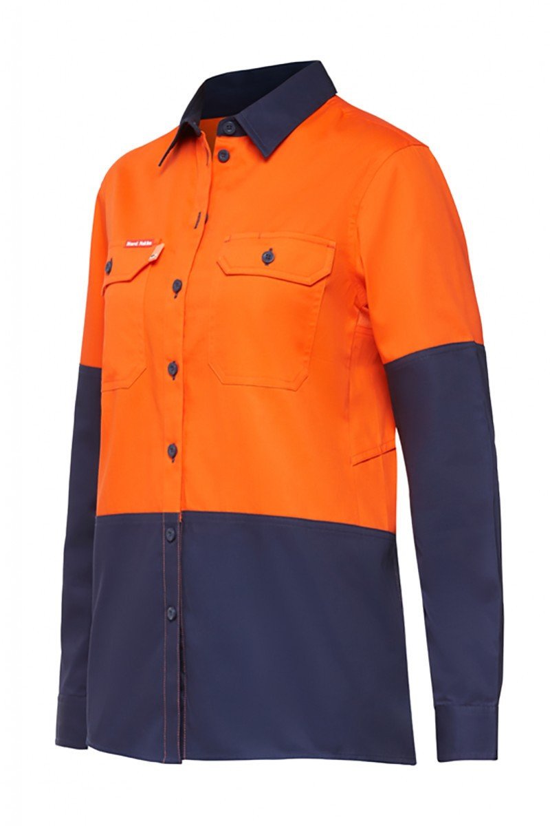 Hard Yakka Koolgear WM Ventilated LS Hi vis Shirt (Y08225)