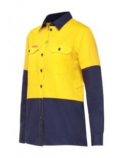 Hard Yakka Koolgear WM Ventilated LS Hi vis Shirt (Y08225)