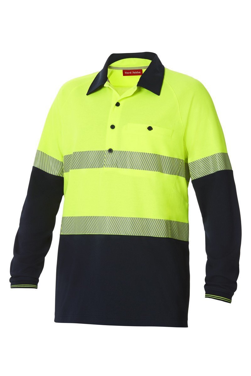 Hard Yakka - Y11379 Koolgear Spliced Taped Polo (Y11379)