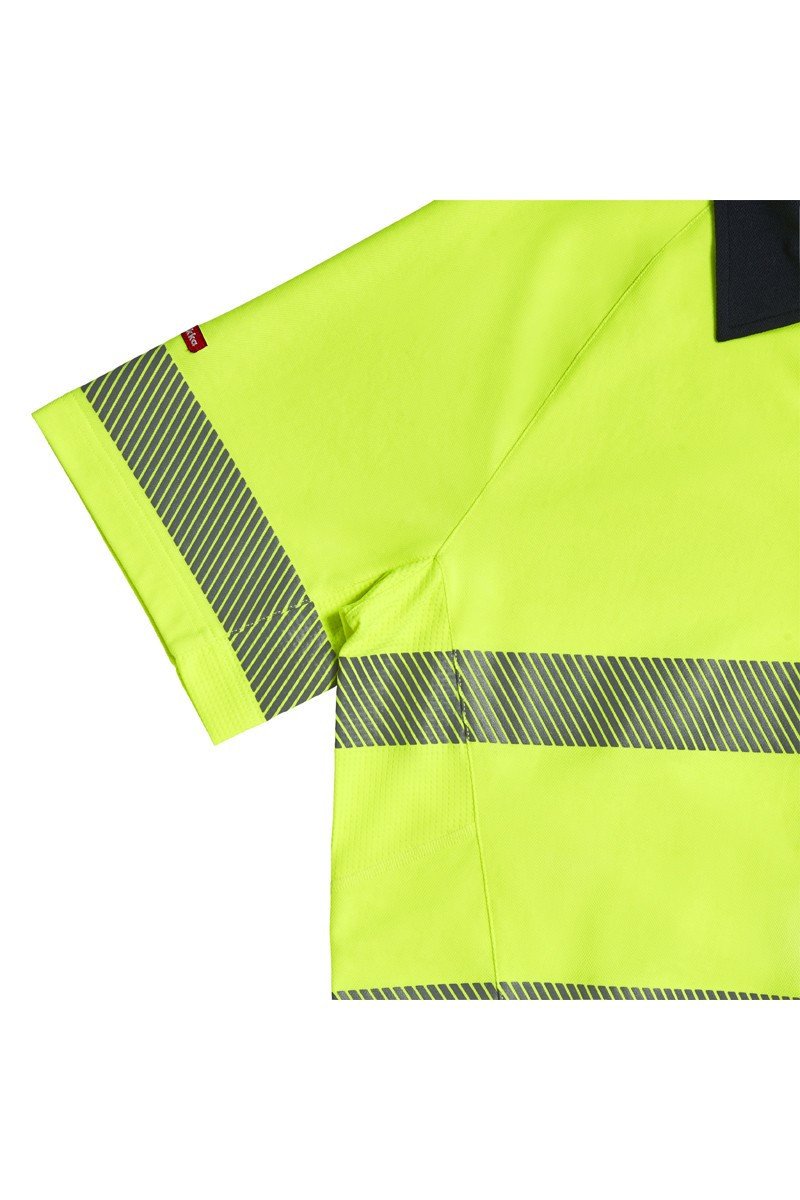 Hard Yakka -  Hi Vis SS Ctn Bk Polo (Y11383)