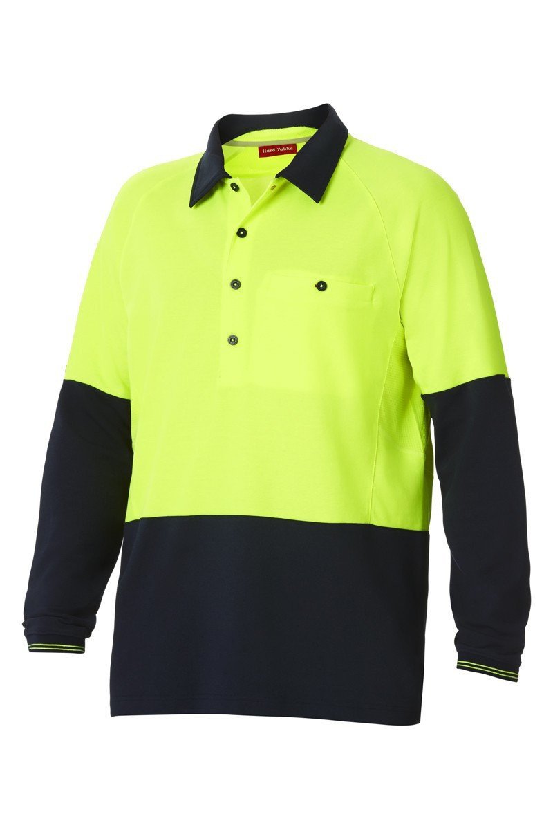 Hard Yakka Koolgear Hi-Visibility Two Tone Ventilated Polo (Y11389)