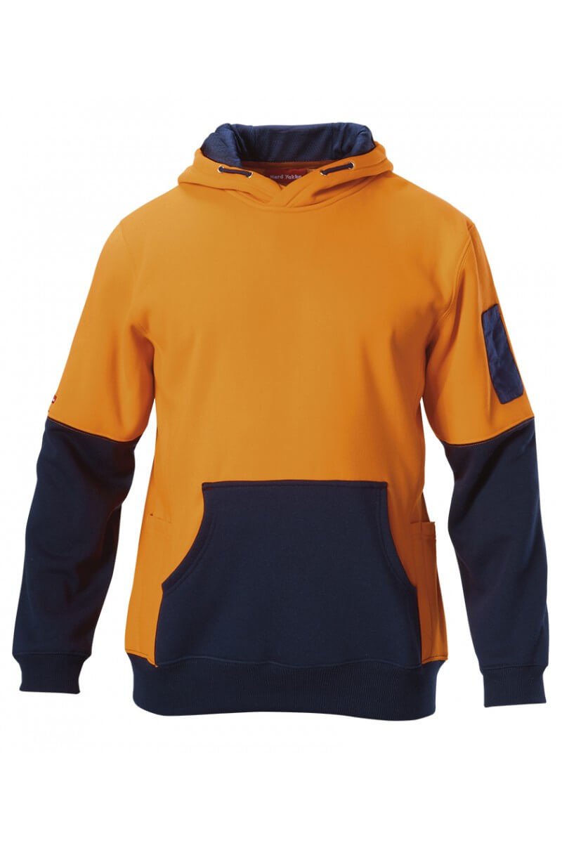 Hard Yakka  Hi-visibility Two Tone Brushed Fleece Hoodie (Y19325)