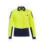 Syzmik Mens Hi Vis Flux L/S Polo (ZH310)