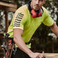 Syzmik Mens Hi Vis Komodo Short Sleeve Polo-(ZH320)