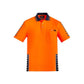 Syzmik Mens Hi Vis Komodo Short Sleeve Polo-(ZH320)