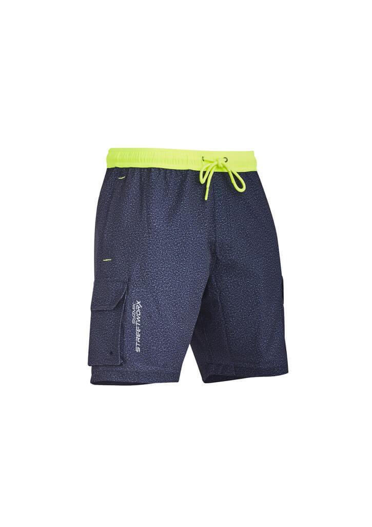 Syzmik Mens Streetworx Stretch Work Board Short (ZS240)