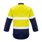 Syzmik Mens Red Flame Hi Vis Shirt - Hoop Taped (ZW132)