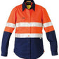 Bisley 3m Taped 2 Tone Womens Hi Vis Industrial Cool Vent Shirt-(BL6448T)